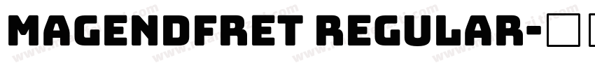 Magendfret Regular字体转换
